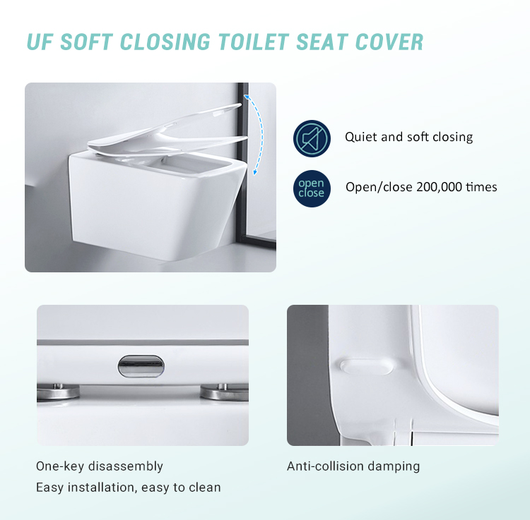 square soft closing seat cover square soft closing seat cover