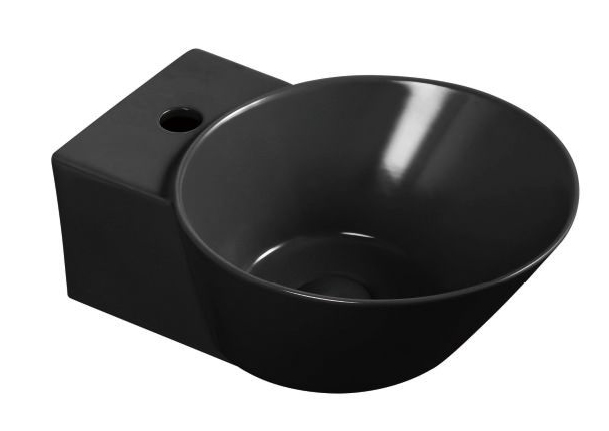 K1036/K1037 Unique Colored Ceramic Art Basin, Round & Oval Vessel