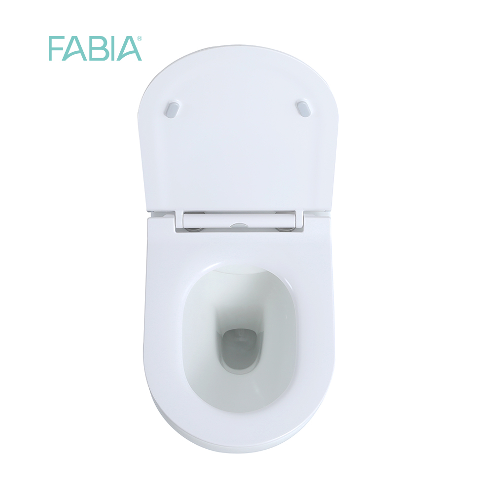 H817B European Design Round Shape Wall Hung Toilet