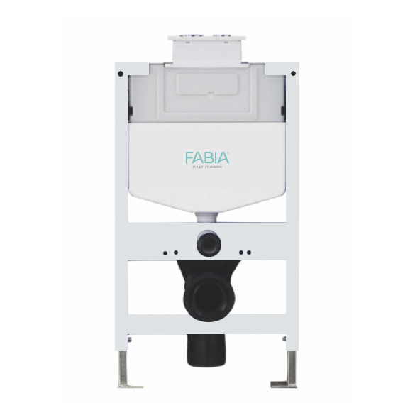 AJ103 Durable Hdpe Top Push Button Strong Lower Height Toilet Tank In Wall Concealed Cistern