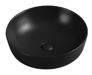 K530 Vibrant Colored Ceramic Art Basin, Round & Oval Vessel Sink