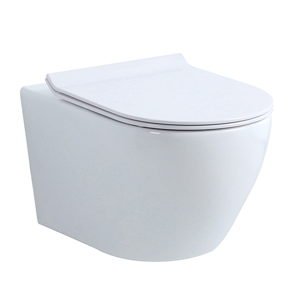 H817B European Design Round Shape Wall Hung Toilet