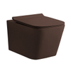 H814B Modern Square Brownn Color Wall Hanging Toilet Bowl