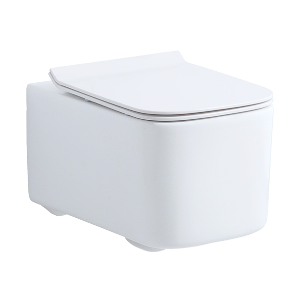 H832B Elegant Float Matt White Wall Hung Toilet