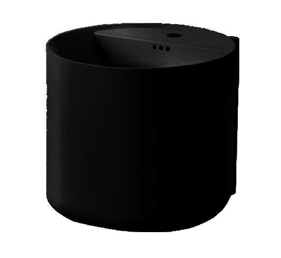 BG033 420x420mm Square Wall-Hung Basin Faucet Hole