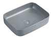 K954 Modern Colored Ceramic Art Basin, Square/Rectangular Vessel Sink