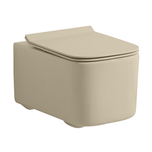 H832B Sanitary Ware Ceramic Wc Khaki Wall Hung Toilet