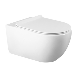 H837B Matt White Wall Hanging Water Closet Bowl