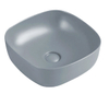K520 Contemporary Colored Ceramic Vessel Sink, Square & Rectangular