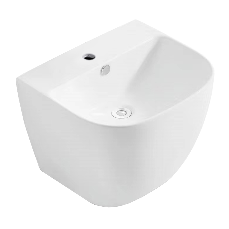 BG022 50cm Wall-Hung Basin with Faucet Hole