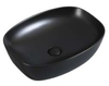 K505 Elegant Oval Ceramic Vessel Sink, Multi-Size, Colored Wash Basin