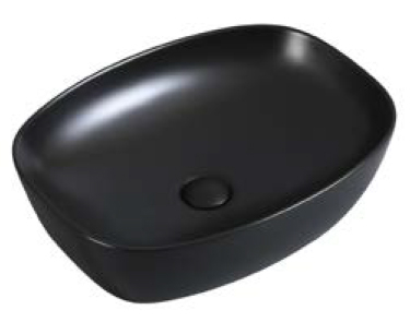 K505 Elegant Oval Ceramic Vessel Sink, Multi-Size, Colored Wash Basin