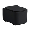 H832B Bathroom P Trap Wall-hung Black Toilet Bowl
