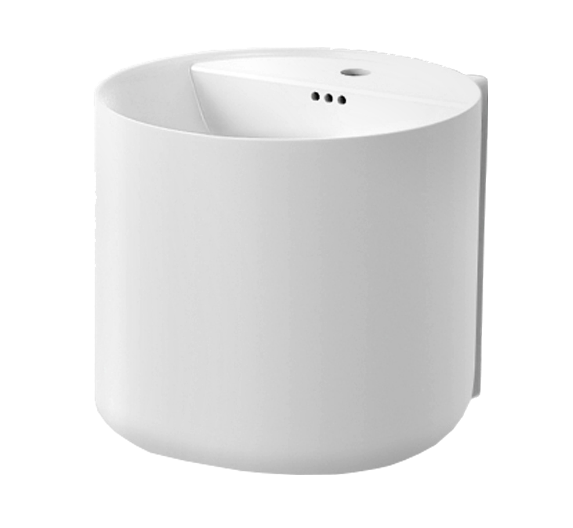 BG033 420x420mm Square Wall-Hung Basin Faucet Hole