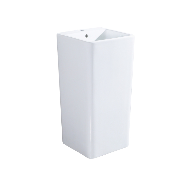 B045 400x400mm Compact Pedestal Basin Modern