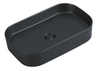 K523 Sleek Colored Ceramic Vessel Sink, Oval/Rectangular, Multi-Size