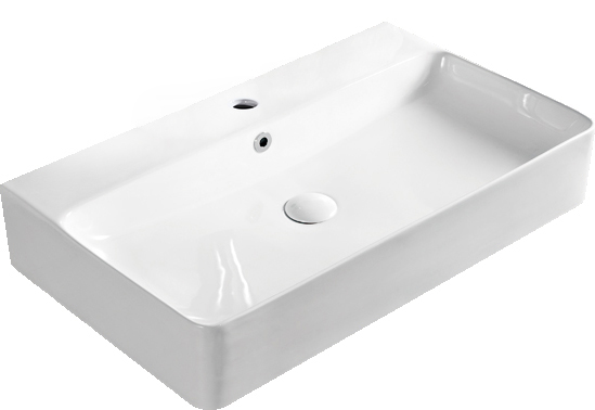 K658 42-60cm Streamlined Art Basin with Uniform Depth Design