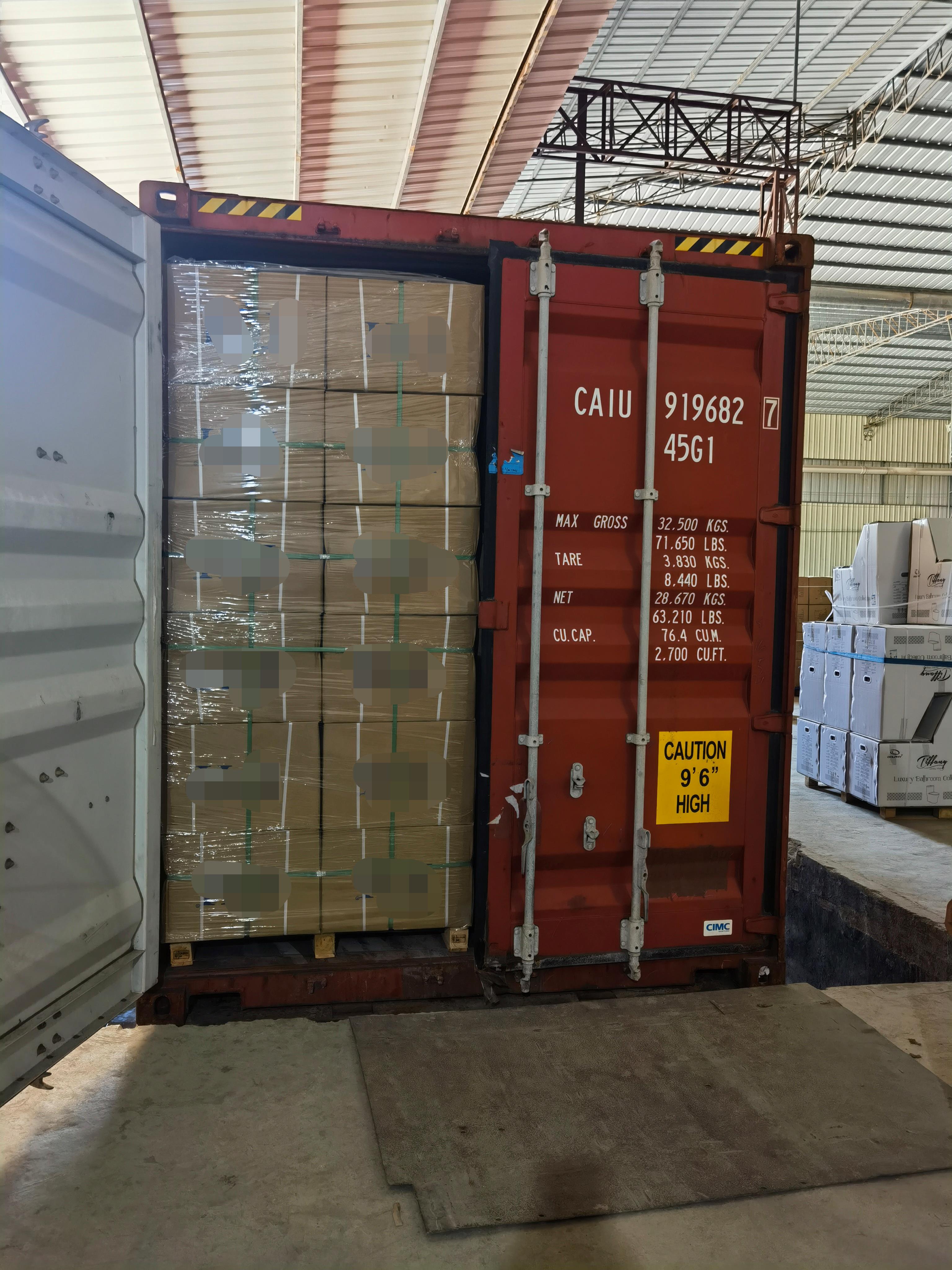 Fabia Sanitary Ware Containers Loading