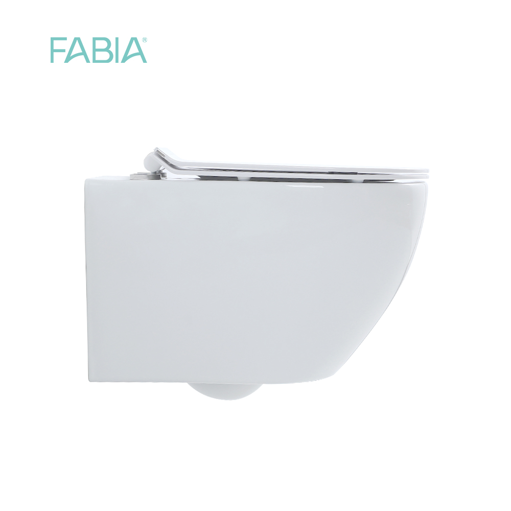 H817B European Design Round Shape Wall Hung Toilet