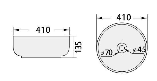 K530 Vibrant Colored Ceramic Art Basin, Round & Oval Vessel Sink