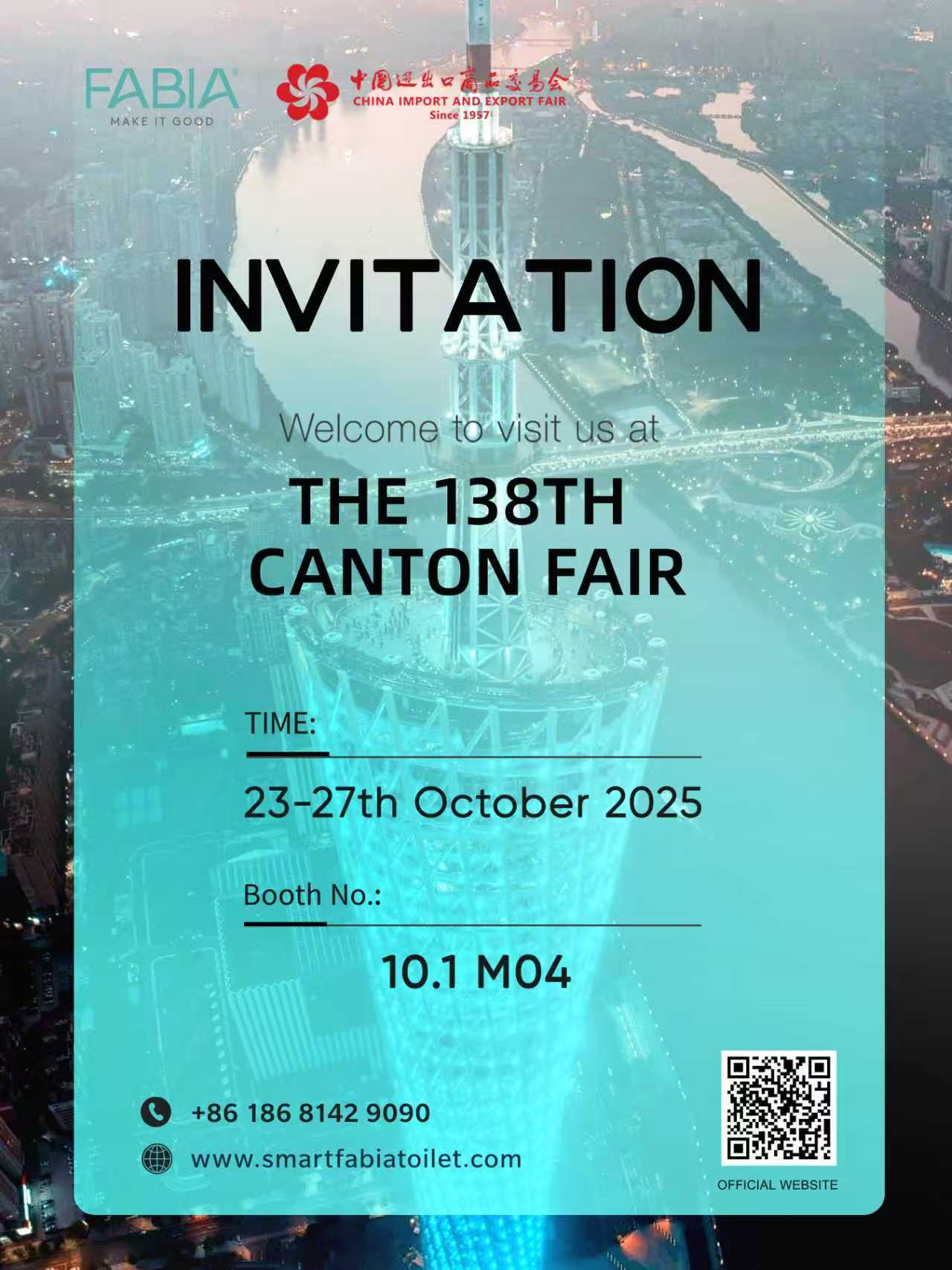 FABIA Invites You to Experience Innovation at the 138th Canton Fair