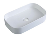 K523 Sleek Colored Ceramic Vessel Sink, Oval/Rectangular, Multi-Size