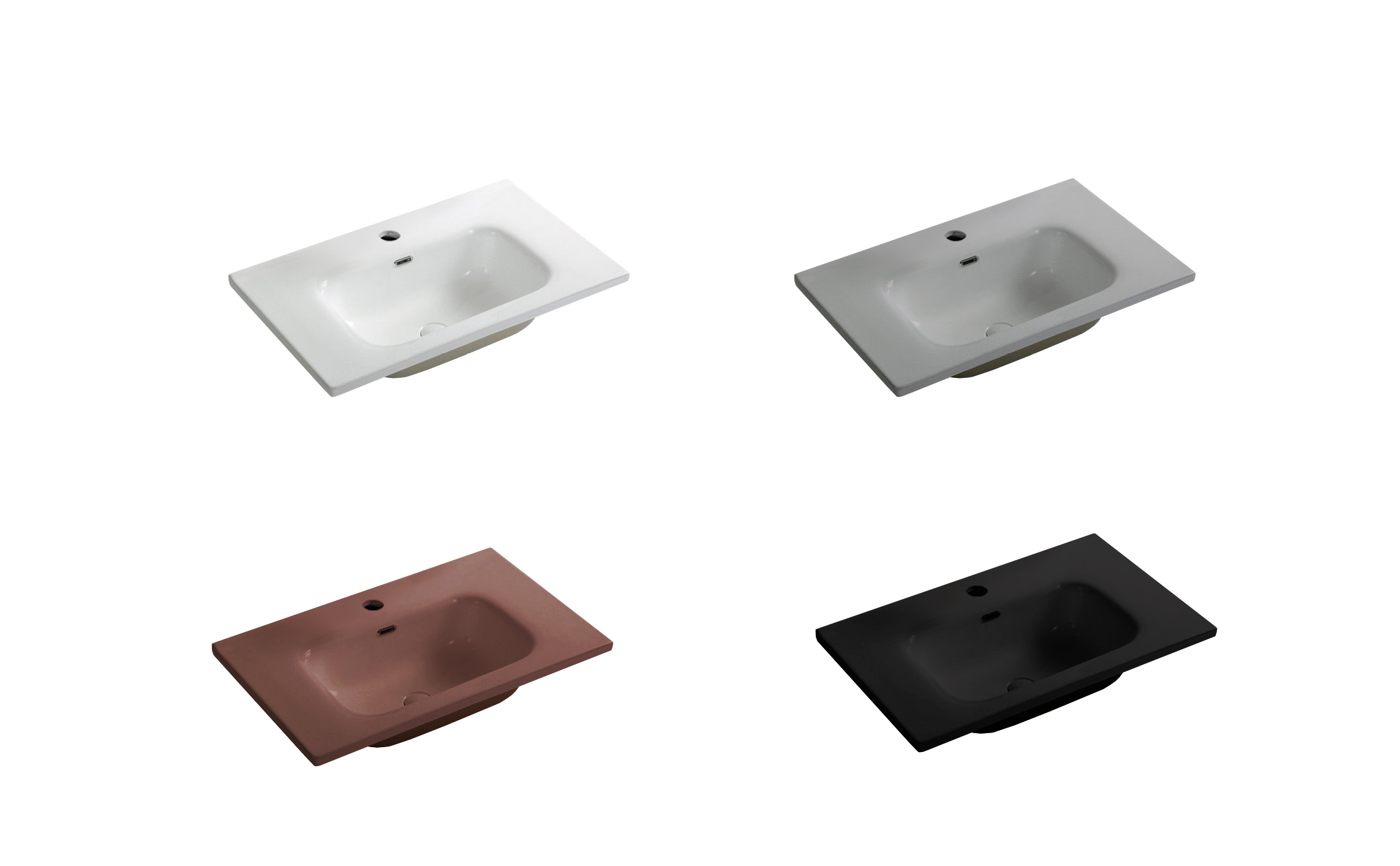 C631 60-100cm Extra Long Cabinet Basin for Vanity