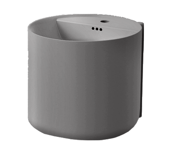 BG033 420x420mm Square Wall-Hung Basin Faucet Hole