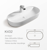 K625 40-80cm Cube Art Basin with Glossy Finish for Modern Bathroom