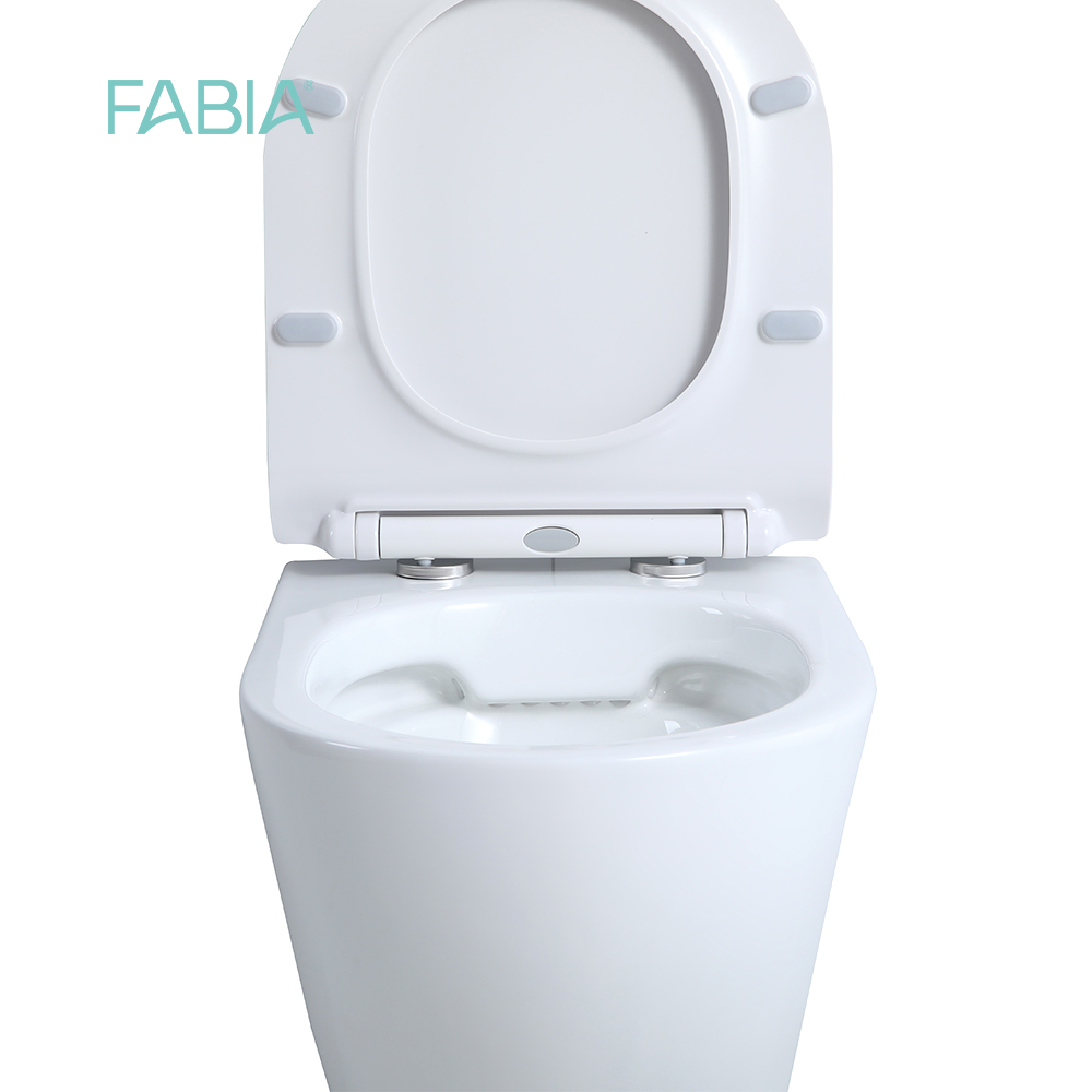 H817B European Design Round Shape Wall Hung Toilet