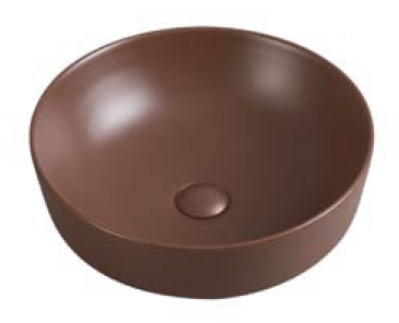 K530 Vibrant Colored Ceramic Art Basin, Round & Oval Vessel Sink