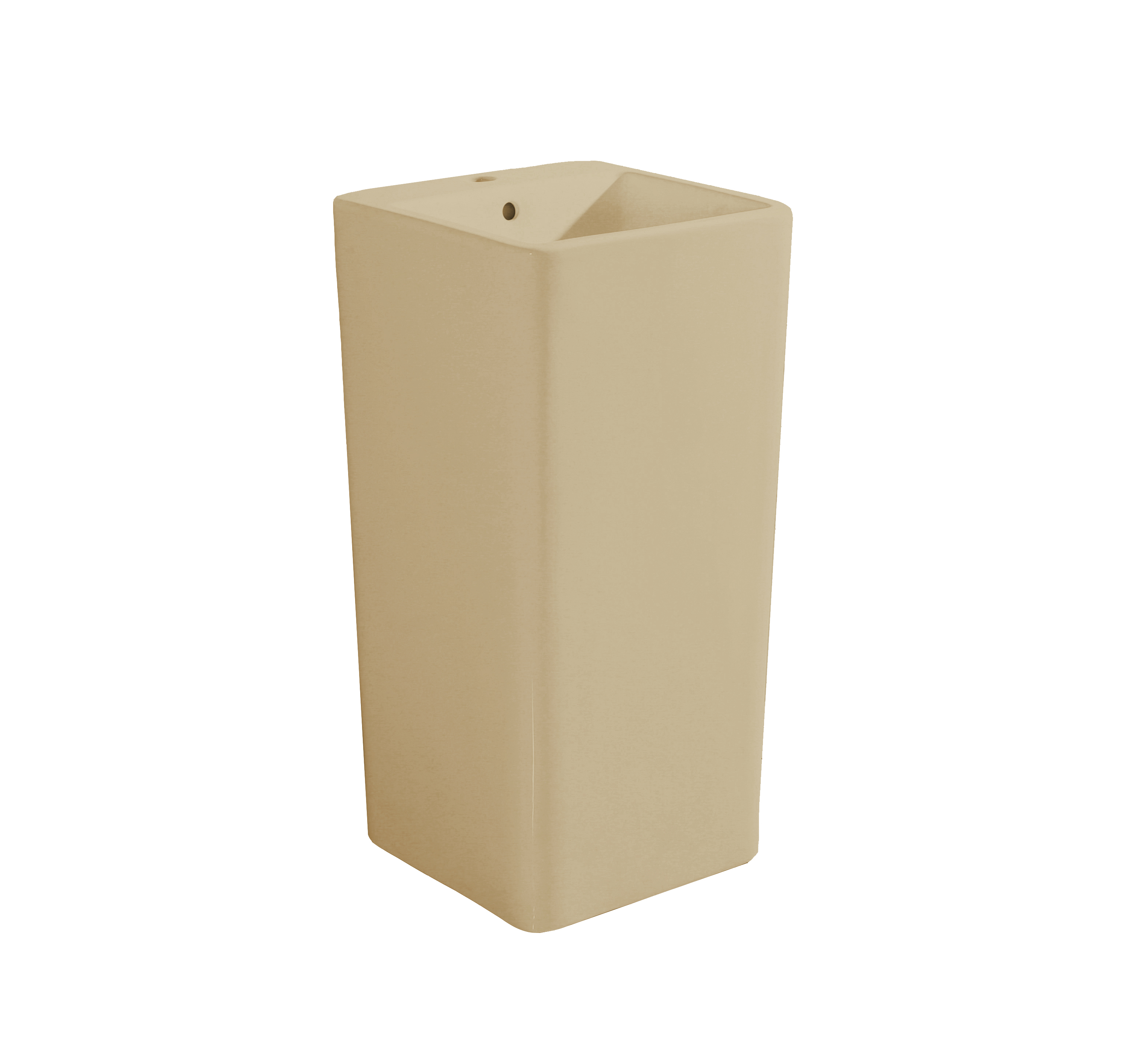 B045 400x400mm Compact Pedestal Basin Modern