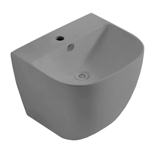 BG022 50cm Wall-Hung Basin with Faucet Hole