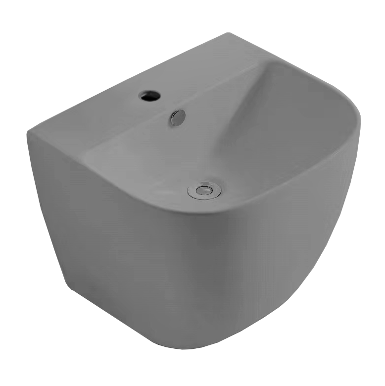 BG022 50cm Wall-Hung Basin with Faucet Hole