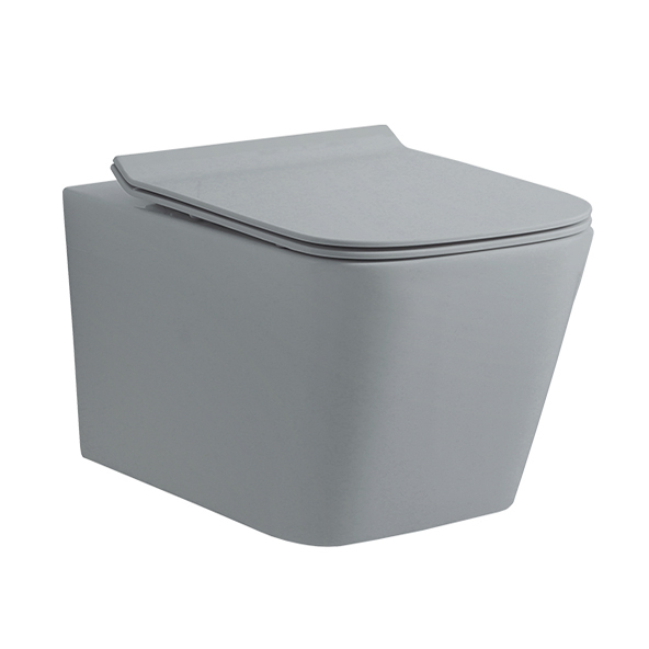 H814B Ice Grey Wall Mounted Toilet for Small Bathroom